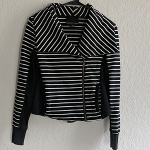 Nordstrom black and white striped jacket